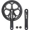 ZUKKA Prowheel - Guarnitura per bicicletta 46T, in lega di alluminio da 170 mm, per bicicletta singola e 6/7/8 velocità, per bicicletta elettrica