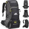 flintronic 50L Zaino da Escursionismo, Zaino da Trekking Leggero, Impermeabile Borsa Sportiva Da Esterno, per Sport All'aria Aperta, Arrampicata, Trekking, Campeggio, Viaggio