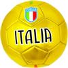 CUCUBA Pallone da Calcio da Allenamento o Partita Misura 5 Colore Oro Scudetto Italia