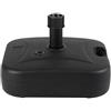 Sekey - Supporto per ombrelloni Fino a 32-38 mm, 25 kg, Colore: Nero