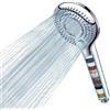 MEKO Anti-Limescale Shower Head | Shower Head with 15 steps filter and 1,5 m Hose,3 tipi di getti ad alta pressione Water Saving Shower Head