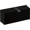 PATIKIL Saldatura Telo Ombra 10 Vetro 4-1/4x 2 4pz Temprato Vetro Nero Oscuranti Piastre Filtranti Coperture Sostituzione per Casco Saldatura Cappuccio