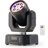 FODEXAZY 30W Teste Mobili Luci Palcoscenico,Faretto LED RGBW Beam Moving Head con Telecomando,DMX512,Luce Discoteca Stroboscopio Palco Luce di Scena,Luci da Festa per DJ Party Club Bar Matrimonio