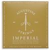 Augustine 650467 Corde per Chitarra Classica, Etichetta Imperial, Set Cantini Precision-Round High Tensione, Corde Basse Medium Tensione, Muta Rossa