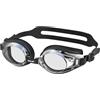 SEAC OPTI - Occhialini Nuoto Correttivi con Lenti da -1.5 a -6.5 | Anti-Fog, Anti-Graffio, Silicone Ergonomico | Visione Nitida per Tecnica, Virate e Allenamento in Corsia