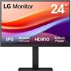 LG 24BA55W-B Monitor PC 61 cm (24") 1920 x 1200 Pixel WUXGA Nero [24BA55W-B]