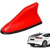 WeFoonLo Copertura per antenna auto, sostituzione del segnale radio aereo del tetto con nastro adesivo per auto, SUV, camion, base decorativa per antenna e migliora il segnale (Rosso)