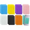 Abiyou Ventosa per Telefono, 16 Pezzi Supporto Quadrato a Ventosa, Silicone Supporto Smartphone, Multifunzionale Ventose Telefono, Silicone Ventosa Telefono, per Doccia, Video e Selfie (8 Colori)