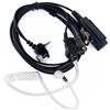 Buwico, auricolari con microfono a tubo, PTT, 1 pin, per Walkie Talkie, radio Motorola MTH600, MTH650, MTH800, MTH850, MTP850, MTS850