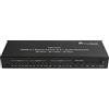 FeinTech VMS14201 HDMI 2.1 Matrix Switch 4x2 Commutatore 4K 120Hz 8K Ultra HD 4 in 2 Out Audio Extractror ARC Toslink SPDIF Downscaler per Xbox PS5 TV Monitor HDR VRR 40Gbps