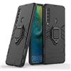 MaiJin LuluMain Compatibile con Galaxy A9 (2018) Cover, Custodia Armor Anello Cavalletto (Funziona con Il Supporto Magnetico per Auto) Case Paraurti per Samsung Galaxy A9 2018 (Nero)