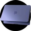 eleger Cover Matte Crystal compatibile con MacBook Neo 13 pollici A18 Pro A3404 Uscita 2026 [colore abbinato al Mac], Custodia Rigida Ultrasottile per Mac Book Neo 13, Indaco trasparente