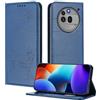 XINYEXIN Custodia per Nothing Phone 3a Pro, Cover a Libro in Pelle PU con Blocco RFID, Slot per Carte, Supporto, Protezione Completa Antiurto - Blu