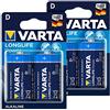 Varta Longlife Power - Batteria alcalina Mono/D/LR20, 1,5 V, confezione da 4