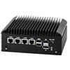 MNBOXCONET Mini PC Firewall senza ventola N150 (N100 Aggiornato), Industriale Micro Computer Hardware 4 porte LAN 2.5 Gbe i226V, 2 x RS232/485, AES-NI, 8GB DDR4 128GB SSD, Auto Power On, USB3.1