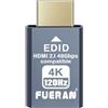FUERAN Spina fittizia HDMI 2.1 4K 120Hz - Emulatore di display virtuale ad alta risoluzione per PC, cuffie VR e adattatore per display fantasma senza testa EDID per mining di criptovaluta (2.1-4K/120Hz