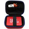 GUBEE Difficile Viaggio Caso Custodia per JBL Go/GO2 Diffusore Bluetooth Portatile di GUBEE (rosso)