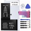 Batt Il kit di sostituzione della batteria per iPhone include adesivo impermeabile, adesivi per batteria, batteria per iPhone con strumenti magnetici (iPhone XS Max)