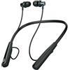 HOMTRAK Cuffie Bluetooth 5.3 sportive con fascia per il collo, 80 ore, cancellazione del rumore, magneti anti-smarrimento, ricarica rapida USB-C, IPX4, microfono integrato per corsa e palestra