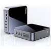 DreamQuest Mini PC Windows 11 Pro preinstallato Intel 12.Gen N95(fino a 3,4 GHz) 16 GB DDR4 RAM 512 GB M.2 SSD Micro Desktop computer,4K HDMI/USB 3.2/Gigabit Ethernet/WiFi 5/per Business Home Cinema