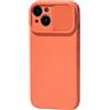 Keyihan Cover per iPhone 15 (6,1) Protezione Fotocamera con finestrino Scorrevole,Custodia in Silicone TPU Morbida Antiurto AntiGraffio,Full Body Protettiva Case Microfiber Lining,Rosa
