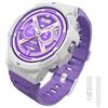 Black Shark Orologio Smartwatch GS3 Sport, 1,43 AMOLED Militari Smart Watch Uomo, Chiamate Bluetooth ENC, Impermeabile, GPS, 120+ Modalità Sport, Fitness Tracker, Monitoraggio Salute, Viola Luna