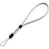 trage.band® cinturino corto regolabile per il polso, bianco-viola