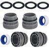 IHLOOTD Adattatore Pompa Filtro Piscina,Adattatore Tubo Piscina 4560 Connettore Raccordi per Pompa Piscina Attacchi Accessori Tubo Piscinas 40 Mm a 1 1/2 Pollici Compatibile con Pompe Filtro Intex e Coleman