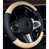 ISTN Comodo e Resistente Coprivolante per Auto Beige