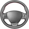 MEWANT Coprivolante traspirante personalizzato cucito a mano per Renault Clio 4 (IV) 2016-2020 / Captur / Kaptur 2016-2020 Accessori in microfibra pelle