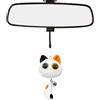 Omnikryp Ornamenti Specchietti Retrovisori Auto, Gatto Gattino Ciondolo per Specchietto Retrovisore Carino, Divertente Ciondolo per Auto, per Dell'Auto e Casa All'Auto Decorazione (Colore)