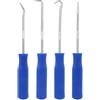 Aramox Strumenti per la rimozione di paraolio, 4 pezzi / set Car Pick and Hook Set O-ring Guarnizione di tenuta Guarnizione di rimozione Utensili manuali