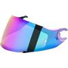 VCOROS Visiera Casco Moto per Shark Skwal D-Skwal 2 Spartan,Sostituzione della Visiera della Lente del Casco del Parabrezza del Motociclo,Lente Per Visiera Per Casco (Arcobaleno)