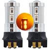 MCK Auto - Sostituzione per LED CanBus PW24W Set di lampadine arancioni molto chiare e senza errori compatibili con i3 A4 A5
