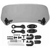 Zohisin Parabrezza Moto Regolabile Spoiler Deflettore Smoked per Moto con Parabrezza Originale Protezione Comfort Viaggio Sicuro