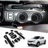 BIXUAN Compatibile con Nissan Juke F15 2010 - 2019, tappetini antiscivolo per console centrale, bracciolo, tappetini in gomma, supporto per bevande, tappetino antiscivolo per porte