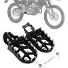 AnXin Pedane per moto CNC Wide Fat Pedane MX per 85 125 150 250 300 350 450 500 SX XC-W SX-F XC-F EXC-F SX-F FACTORY EDTION XC-F TC FC FE TE FS TX FX Dirt Pit Bike nero