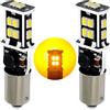 MCK Auto - Sostituzione per H21W BAY9s LED CanBus Set di lampadine arancioni molto chiare e senza errori ambra compatibili con X6