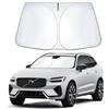 GFWGTS Parasole per parabrezza compatibile con Volvo XC60 2018-2024 2025, parasole per parabrezza anteriore con protezione UV, protezione dal calore, pieghevole, accessori per parasole auto