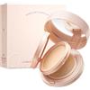 Nurvidis Air Cushion BB Cream, 2in1 Double Layer Cushion Foundation, Oil-Control Setting Powder, Concealer Full Coverage, Long-Lasting and Even For All Skin Types, Color Changing Foundation (Natural Color)