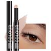 Lestpola Matte ombretto penna, tonalità nudi, ombretto crayon, impermeabile, durevole, cremoso e setoso, facile da usare, eyeshadow ad alta pigmentazione, trucco per gli occhi, per donne 01 nude beige matte