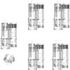 Das TooKii Dr Pen H6 - Cartucce cosmetiche a 18 pin, 5 pezzi, punte usa e getta per dispositivo per la cura della pelle del viso, camera di siero da 3 ml, design Twist Lock, ideali per guance e mascelle fronte