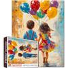 Tucocoo Banksy - Puzzle da 1000 pezzi con palloncino colorato con graffiti, per adulti, artigianato fai da te, puzzle da 1000 pezzi per giochi di famiglia impegnativi, decorazione per la casa, regali