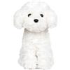 WEIGEDU Peluche di barboncino bianco - Bichon Frise Maltese Maltipoo Labradoodle bianco, peluche per bambini e neonati, 32 cm トイプードルのぬい