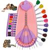 Plunack Kit Bracciale Dell'Amicizia, Kit Braccialetti Fai da Te Bambina 6-12 Anni, Giocattoli Regalo Artigianali Intrecciati, Regali di Natale Creativi Bambina 6 7 8 9 10 11 12 Anni