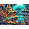 HUADADA Puzzle da 1000 pezzi per adulti, puzzle colorato, fondale marino