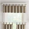 Elrene Home Fashions - Mantovana per finestra per cucina o bagno, 152 x 38 cm, lino