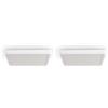 M Ledme - Pannello di superficie Slim Series 25W, 2000lm, luce neutra (4500k). Lampada da soffitto per interni IP20. Ideale per bagno, cucina, camera da letto. Facile da installare, LM5257.