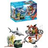 PLAYMOBIL | Promo Pack | Caccia al tesoro con sottomarino | Giocattolo da 4 anni | Regalo per bambini | Avventura sottomarina con figure e accessori | 71860