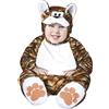 FIESTAS GUIRCA | Costume Tigre Bebè - Cappuccio, Tuta e Piedi - Costumi di Animali per Halloween, Carnevale e Feste in Maschera - Ideale per Bebè Unisex